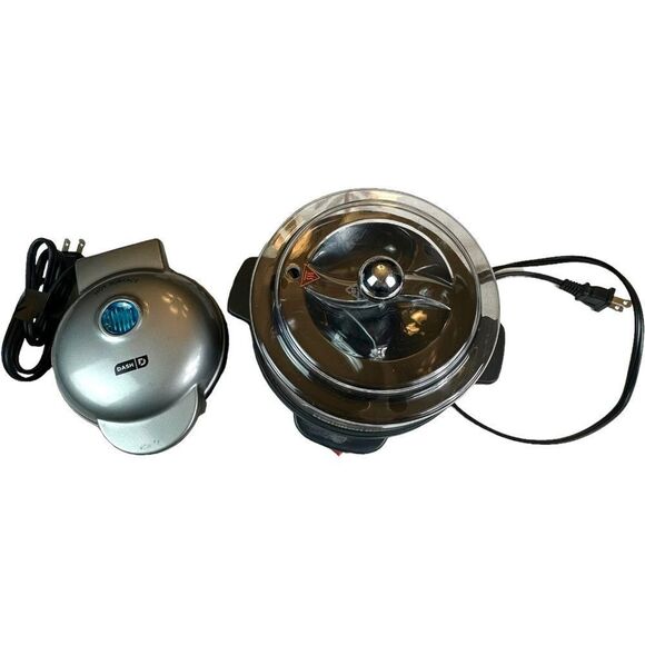 Hamilton Beach Egg Cooker & Dash Mini Waffle Iron Maker Breakfast BUNDLE - Picture 3 of 9